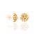 525463 Brinco Rommanel folheado a ouro buquê com zirconias - comprar online