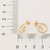 526565 Brinco Rommanel Argola folheado a ouro espiral - comprar online