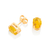 526688 Brinco Rommanel folheado a ouro solitário amarelo - comprar online
