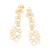 526684 Maxi brinco Rommanel folheado a ouro círculos vazados - comprar online