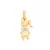 Imagem do 542419 Pingente Rommanel Menina banhado a ouro 18k com aplicação de rhodium