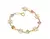 Pulseira Rommanel infantil banhada a ouro 18k - tam.14 - comprar online