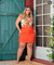 SHORT SAIA ORANGE - comprar online