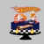 TOPO DE BOLO EM CAMADAS HOT WHEELS