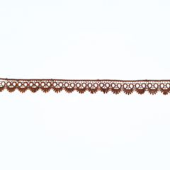 Renda guipir marrom 3,2cm larg