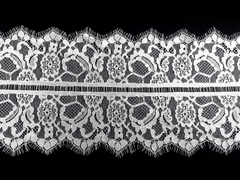 Renda Chantilly Branca - 18,5cm