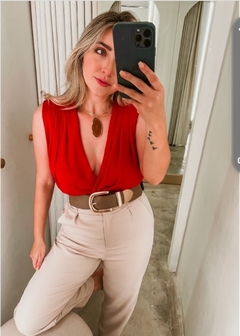 BODY TRANSPASSADO COM DRAPEADO ALANA - comprar online