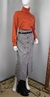 Saia midi cinza M 40/42
