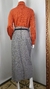 Saia midi cinza M 40/42 - Brechó Online | Ellas 