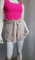 Cropped pink em linha M 40 - comprar online