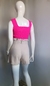 Cropped pink em linha M 40 - loja online