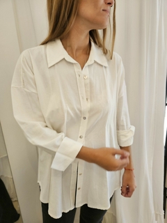 Camisa Manu off white - GINAIKA