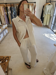 PANTALÓN LUISA BEIGE - GINAIKA