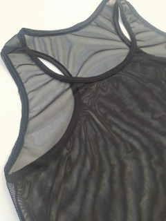 Regata tule transparente de poliamida - loja online