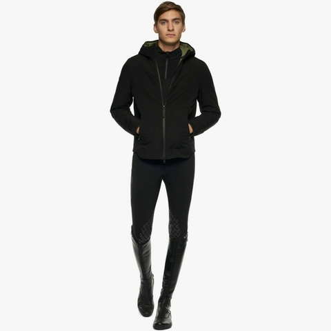 Hooded Performance Shell Jacket with Quilted Lining