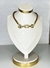 Choker corda couro bridão