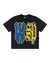 CAMISETA MAD ENLATADOS PIXO RUPESTRE PRETA