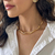 CHOKER ONDULADA BANHADA A OURO 18K