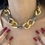 COLAR ELOS E CORRENTARIA BANHADO A OURO 18k E PRATA