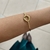 Imagem do BRACELETE ESFERA PEQUENA ORGÂNICA BANHADO A OURO 18K