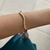 Imagem do BRACELETE ORGÂNICO GRANDE BANHADO A OURO 18K