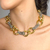 COLAR ELOS E CORRENTARIA BANHADO A OURO 18k E PRATA - comprar online
