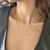 COLAR TRIPLO FININHO BANHADO A OURO 18K