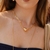 CORRENTE ESFERA BANHADA A OURO 18K