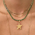 Imagem do CHOKER RIVIERA ESMERALDA 2,5MM BANHADA A OURO 18K