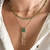 CHOKER RIVIERA ESMERALDA 2,5MM BANHADA A OURO 18K - Kissa Acessórios