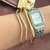 BRACELETE ONDULADO ORGÂNICO DUPLO BANHADO A OURO 18K - comprar online