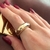 ANEL LISO AJUSTAVEL FEELING BANHADO A OURO 18K - comprar online