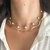 CHOKER ONDULADA BANHADA A OURO 18K - comprar online