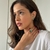 BRINCO EAR CUFF CRISTAIS TRIPLO BANAHDO A OURO 18K - comprar online