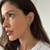 BRINCO EAR CUFF CRISTAIS TRIPLO BANAHDO A OURO 18K - comprar online