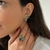 BRINCO EAR CUFF CRISTAIS TRIPLO BANAHDO A OURO 18K na internet