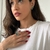 BRINCO EAR CUFF CRISTAIS TRIPLO BANAHDO A OURO 18K - loja online