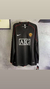 Camisa Manchester United Manga Longa 2007/08 Retrô Nike Masculina - preta