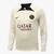 Jaqueta de Treino Tracksuit do Paris Saint German - Jaqueta Zíper - Nike - Bege e Preto - 2023/2024