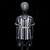 Kit Atlético Mineiro I 23/24 Torcedor Adidas Infantil - Preto e Branco