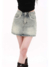 MZVZ retro heavy beading hot diamond denim skirt women's en internet