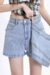 Image of MZVZ design denim shorts women