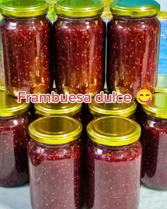 Frambuesa dulce casera