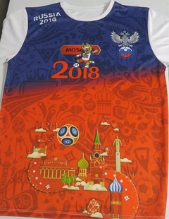 Remera Mundial Rusia 2018 Fifa World Cup. Importada - Mercado DaNat