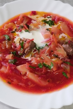 Sopa " Borsh " en internet