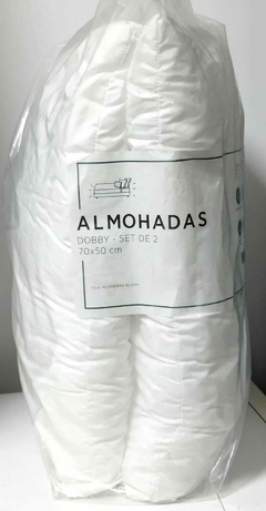 Almohadas Dobby Set de 2 unid. 70 x 50 cm - tienda online