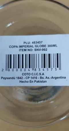 COPA IMPERIAL 300 ml. Echo en PAKISTAN - comprar online
