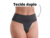 KIT 3 Calcinha Segura Barriga Cós Duplo