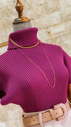 Blusa tricot gola alta - comprar online