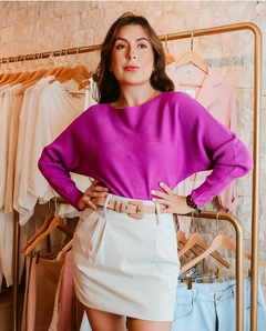 Blusa Tricot Canelada